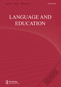 Cover image for Language and Education, Volume 30, Issue 5, 2016