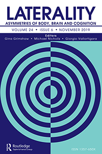 Cover image for Laterality, Volume 24, Issue 6, 2019