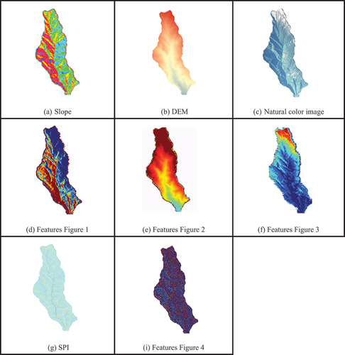 Figure 11. Analysis of gully characteristic map.