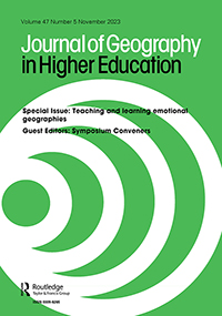 Cover image for Journal of Geography in Higher Education, Volume 47, Issue 5, 2023