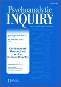 Cover image for Psychoanalytic Inquiry, Volume 37, Issue 1, 2017