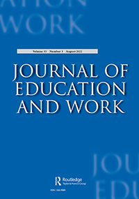 Cover image for Journal of Education and Work, Volume 35, Issue 5, 2022