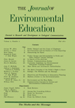 Cover image for The Journal of Environmental Education, Volume 5, Issue 1, 1973