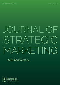 Cover image for Journal of Strategic Marketing, Volume 26, Issue 6, 2018