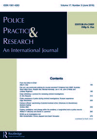Cover image for Police Practice and Research, Volume 17, Issue 3, 2016