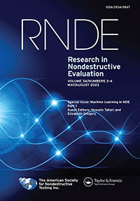 Cover image for Research in Nondestructive Evaluation, Volume 34, Issue 3-4, 2023