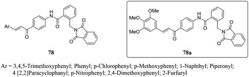 Figure 52. Chemical structure of compounds 78.