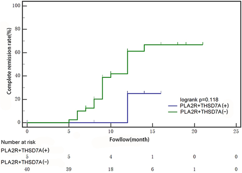 Figure 5 KM survival curves in both groups.