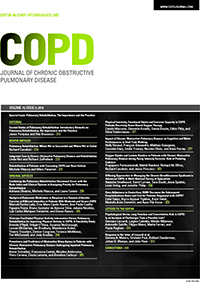 Cover image for COPD: Journal of Chronic Obstructive Pulmonary Disease, Volume 15, Issue 3, 2018