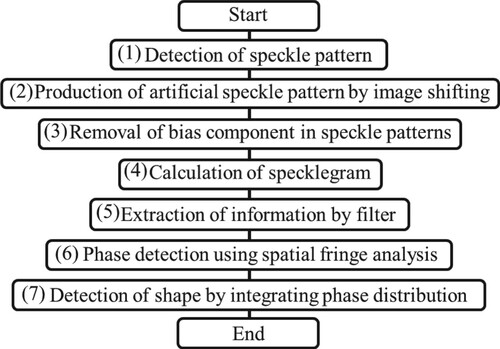 Figure 4. Flow chart of processing.