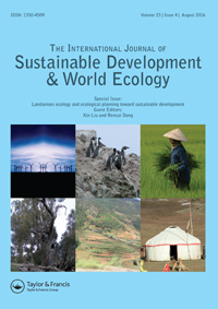 Cover image for International Journal of Sustainable Development & World Ecology, Volume 23, Issue 4, 2016
