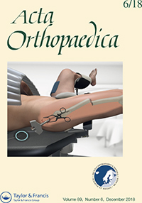 Cover image for Acta Orthopaedica, Volume 89, Issue 6, 2018