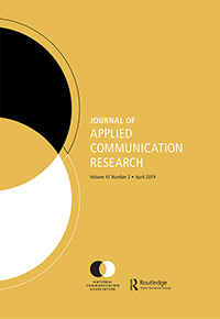 Cover image for Journal of Applied Communication Research, Volume 47, Issue 2, 2019