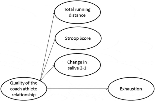 Figure 1. Theoretical model to assess the cognitive and psychophysiological consequences of the quality of the coach-athlete relationship in sports teams athletes.