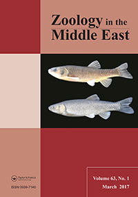 Cover image for Zoology in the Middle East, Volume 63, Issue 1, 2017