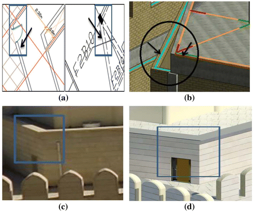 Figure 3. Conflicts between wall and beam of the multi-purpose on the second floor.