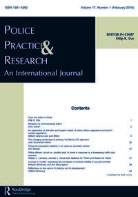Cover image for Police Practice and Research, Volume 17, Issue 1, 2016