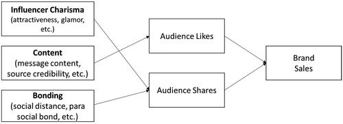 Figure 1. Persuasive strategies for microinfluencers.