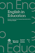 Cover image for English in Education, Volume 47, Issue 2, 2013