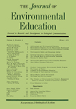 Cover image for The Journal of Environmental Education, Volume 5, Issue 2, 1973