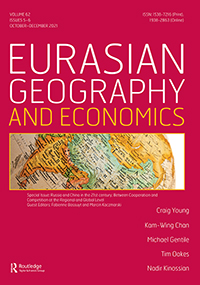 Cover image for Eurasian Geography and Economics, Volume 62, Issue 5-6, 2021