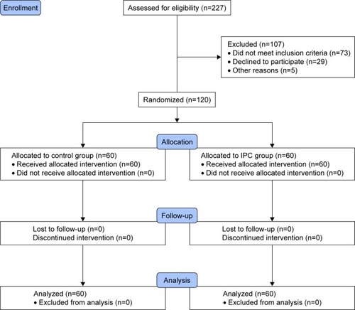 Figure 1 The flow chart of participants randomization.