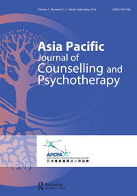 Cover image for Asia Pacific Journal of Counselling and Psychotherapy, Volume 7, Issue 1-2, 2016