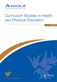 Cover image for Curriculum Studies in Health and Physical Education, Volume 14, Issue 1, 2023