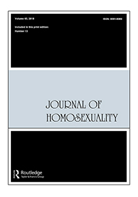Cover image for Journal of Homosexuality, Volume 65, Issue 13, 2018