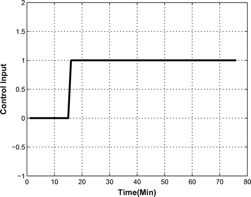 Figure 9. Input signal used in the identification process.