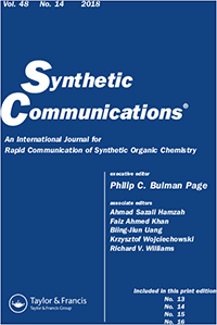 Cover image for Synthetic Communications, Volume 48, Issue 14, 2018
