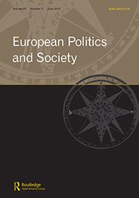 Cover image for European Politics and Society, Volume 20, Issue 3, 2019