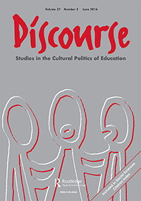 Cover image for Discourse: Studies in the Cultural Politics of Education, Volume 37, Issue 3, 2016