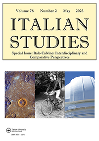 Cover image for Italian Studies, Volume 78, Issue 2, 2023