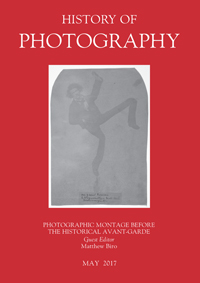 Cover image for History of Photography, Volume 41, Issue 2, 2017