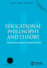 Cover image for Educational Philosophy and Theory, Volume 52, Issue 12, 2020