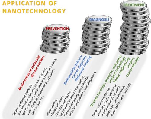 Figure 3 Application of nanotechnology.Citation1