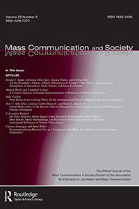 Cover image for Mass Communication and Society, Volume 23, Issue 3, 2020