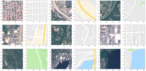 Figure 5. Satellite2Map generates a theme map based on Earth observation data (Ganguli, Garzon, and Glaser Citation2019).