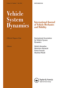 Cover image for Vehicle System Dynamics, Volume 54, Issue 7, 2016