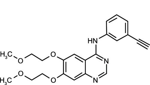 Figure 2 Erlotinib – chemical structure.