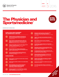 Cover image for The Physician and Sportsmedicine, Volume 44, Issue 3, 2016
