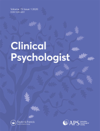 Cover image for Clinical Psychologist, Volume 24, Issue 2, 2020