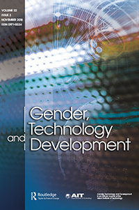 Cover image for Gender, Technology and Development, Volume 22, Issue 3, 2018