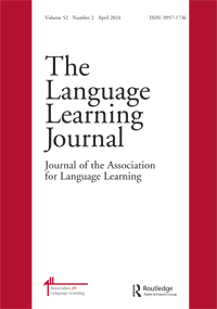 Cover image for The Language Learning Journal, Volume 52, Issue 2, 2024