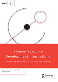 Cover image for Human Resource Development International, Volume 19, Issue 3, 2016
