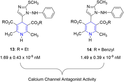 Figure 13 Calcium-channel antagonists.