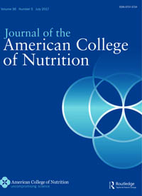 Cover image for Journal of the American Nutrition Association, Volume 36, Issue 5, 2017