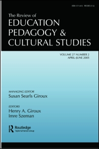 Cover image for Review of Education, Pedagogy, and Cultural Studies, Volume 39, Issue 1, 2017