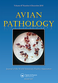 Cover image for Avian Pathology, Volume 47, Issue 6, 2018